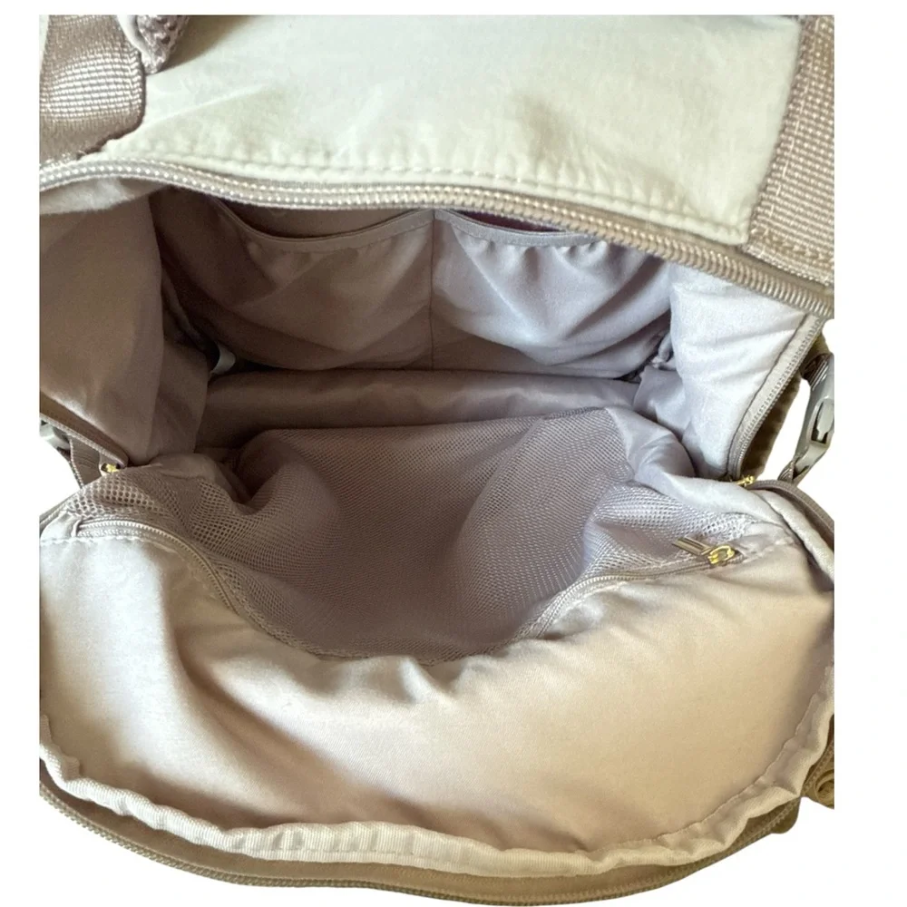 Isaac Mizrahi Spacious Travel Backpack Viral Laptop Essentials Holds Stanley Cup